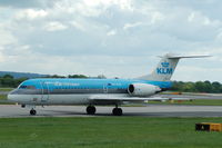 PH-KZB @ EGCC - KLM - Taxiing - by David Burrell