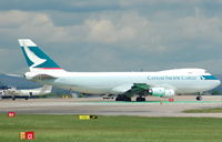 B-HVZ @ EGCC - Cathay Pacific Cargo - Taxiing - by David Burrell
