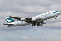 B-HUE @ YVR - Cathay Pacific B747-400