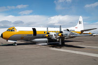 C-GHZI @ CYQF - Air Spray Lockheed Electra testing its waterdrop system - by Yakfreak - VAP