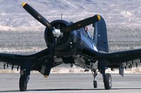 N106FG @ KLSV - Provenance Fighter Sales Inc. - Las Vegas, Nevada / 1945 Goodyear FG-1D Corsair - Aviation Nation - 2006 - by Brad Campbell