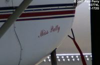 N3774L @ ASJ - The name of a beloved on the cowl...a time honored tradtion - by Paul Perry