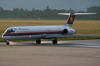 I-SMED @ GRZ - Meridiana MD-82 charter-flight from Olbia - by Stefan Mager