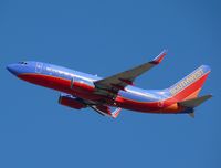 N408WN @ KLAX - Taking off from LAX - by Sergey Kustov