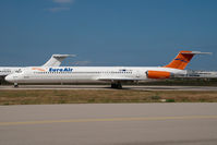SX-BEU @ ATH - Euroair MD80 - by Yakfreak - VAP