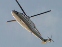 N8UC @ DAN - 2003 Sikorsky flying over Danville Va. - by Richard T Davis