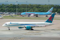 G-OOOZ @ EGCC - First Choice - Taxiing - by David Burrell