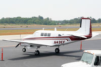 N43EF @ PDK - Tied down @ Mercury Air Center - by Michael Martin