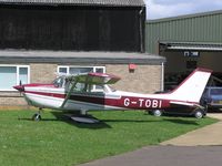 G-TOBI @ EGSP - Cessna F172K at Sibson - by Simon Palmer