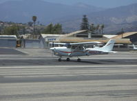 N6527R @ SZP - 1979 Cessna 172RG CUTLASS, Lycoming O&VO-360 180 Hp, landing roll Rwy 22 - by Doug Robertson