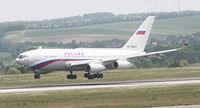 RA-69012 @ VIE - Präsident Putins air force two Ilyushin96 secounds touchdown on RWY34 - by Dieter Klammer