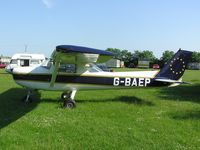 G-BAEP @ EGSP - Cessna FRA150L at Sibson - by Simon Palmer