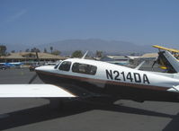 N214DA @ SZP - 1999 Mooney M20R OVATION 2, Continental IO-550-G5B 300 Hp derated to 280 Hp, 221 mph max cruise screamer, 89.0 US gallons usable, transient parking - by Doug Robertson