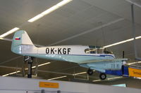 OK-KGF @ LKPR - Aero Super 45 cn 170419 displayed inside the terminal at Prague - by Pete Hughes