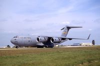 96-0001 @ CID - C-17A on taxiway D by Rockwell-Collins - by Glenn E. Chatfield
