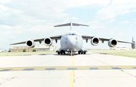 97-0047 @ CID - C-17A parked on taxiway D
