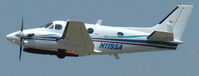 N119SA @ DAN - 1989 Beech C90A taking off from Danville Regional. - by Richard T Davis