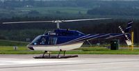 G-GAND @ EGPE - Bell 206B - by Terry Fletcher