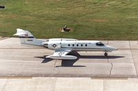 84-0065 @ CID - C-21A taxiing past the control tower - by Glenn E. Chatfield