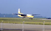 85-1607 @ DAY - C-31A at the Dayton International Air Show.  Golden Knights parachute team plane - by Glenn E. Chatfield