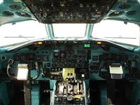 N112PS @ STL - An old yet beautiful flightdeck on this DC-9. - by jfavignano