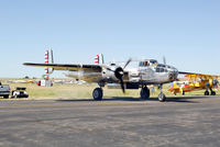 N1042B @ KFTG - B-25 at EAA Fly In Front Range - by John Little