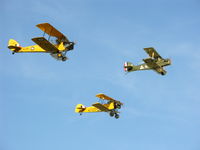 C-GMFT @ CYNJ - Museum of Flight Trio...Scaled SE-5A, Tiger Moth and Fleet Finch - by Barneydhc82
