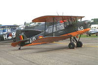 OO-PAM @ EBAW - Ex.V-48 Belgian Air Force.Picture taken at 17 th Antwerp Stampe Fly In. - by Robert Roggeman