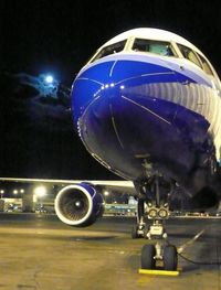 N509UA @ DEN - United Airlines 757 overnighting on B28. - by Francisco Undiks