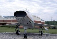 53-1559 @ SGH - F-100A  at the Air National Guard Armory at the Springfield, OH airport - by Glenn E. Chatfield