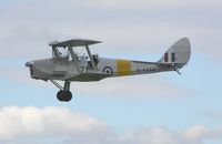 G-ANMO @ EGBK - Tiger Moth K-4259 lands at Sywell - by Simon Palmer