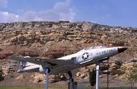 58-0312 - F-101B next to Interstate 80 in Rock Springs, WY - by Glenn E. Chatfield