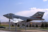 58-0312 - F-101B next to Interstate 80 in Rock Springs, WY - by Glenn E. Chatfield