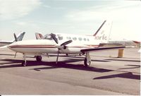 N3876C @ LBF - N3876C back in the 1980's as a Cessna 421 prior to deregistration - by Kim Barnes
