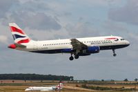 G-EUUM @ VIE - British Airways A320-232 on finale rwy 34 - by Dieter Klammer