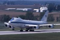 73-1677 @ CID - Touch and goes on Runway 9 - by Glenn E. Chatfield