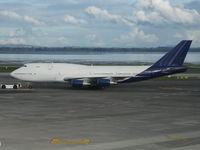 N355MC @ AKL - B747-300 Freighter on lease to Air NZ - by Alan Gaskin