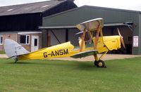 G-ANSM @ EGSP - Tiger Moth - by Terry Fletcher