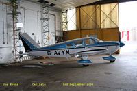 G-AVYM @ EGNC - Picture from it's hanger at EGNC, Carlisle Airport. - by Joe Evans