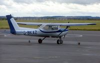 G-BKAZ @ EGSY - Cessna 152 - by Terry Fletcher