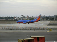 N229WN @ LAX - Southwest 737-7H4 in new colors rolling @ LAX - by Steve Nation