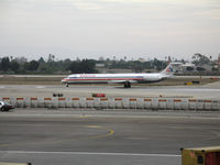N438AA @ LAX - American MD-83 rolling @ LAX - by Steve Nation