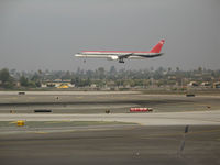 N587NW @ LAX - Northwest 757-351 on final @ LAX - by Steve Nation