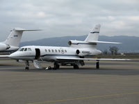 N224HD @ LVK - Homer Lease Falcon 50 @ Livermore Municipal Airport, CA - by Steve Nation