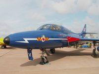 G-BXKF @ EGVA - Hawker Hunter T7/Hunter Flying Club/RIAT Fairford - by Ian Woodcock