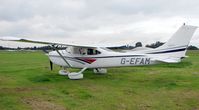 G-EFAM @ EGCB - Cessna 182S - by Terry Fletcher