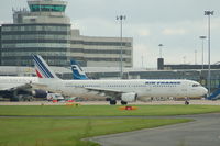 F-GTAD @ EGCC - Air France - Taxiing - by David Burrell