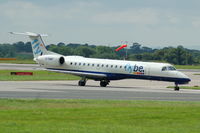 G-EMBF @ EGCC - Flybe - Taxiing - by David Burrell