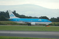 PH-BTI @ EGCC - KLM - Taking Off - by David Burrell