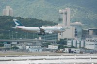 B-HUH @ VHHH - Cathay Pacific Cargo - by Leobong